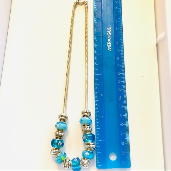 🌟Host Pick 🌟 Troll beads: Aquatic Life Collection on Silver Snake Chain - Picture 7 of 10